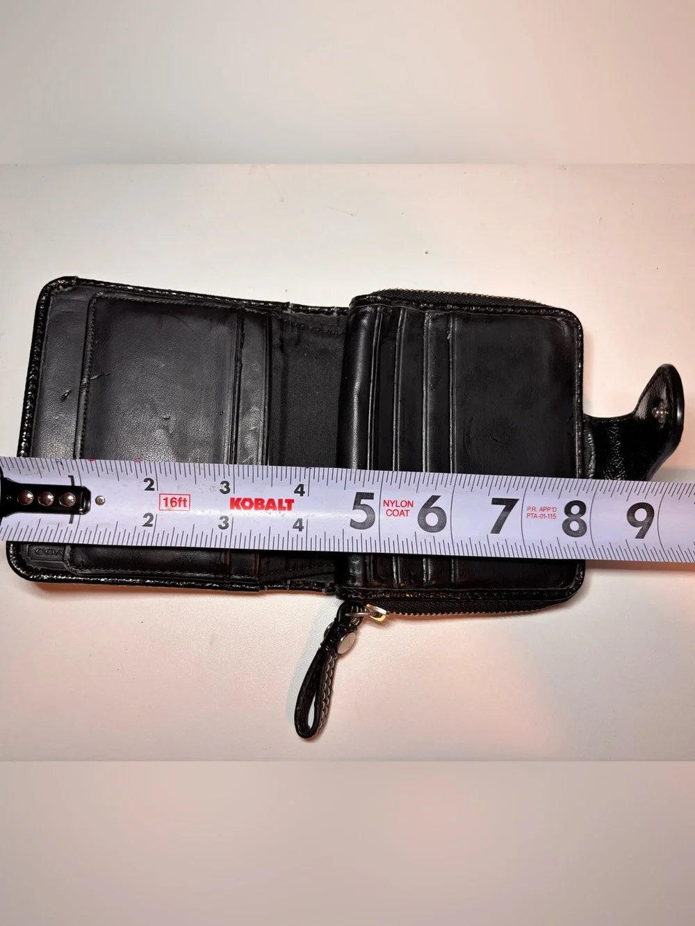 Coach Signature Stripe Slim Medium Wallet **USED** - Picture 7 of 7